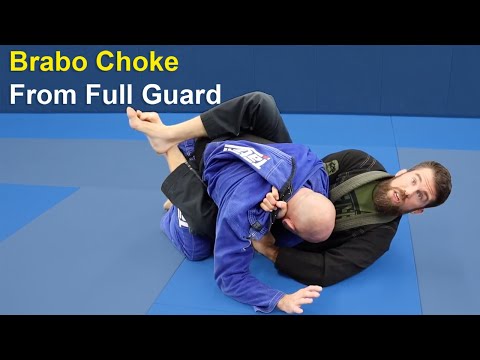 Lapel Grip in Full Guard for Breaking Posture and Setting Up Submissions