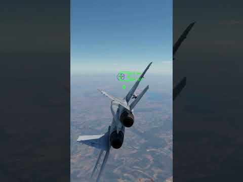 How to use radar missiles #warthundershorts #wt #warthunder #warthunderaviation #warthunderjets