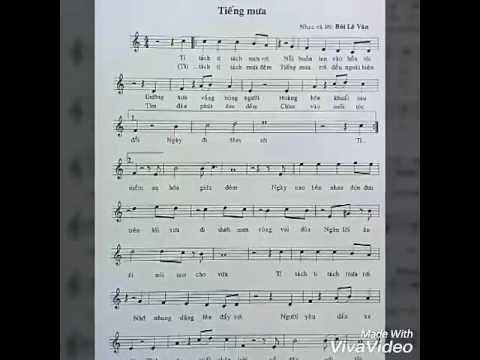 Tiếng mưa Sheet - Lý Công