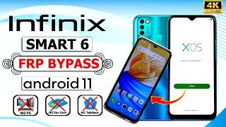 Infinix Smart 6 FRP LOCK Unlock/Google Bypass Without Computer🔥Infinix Smart 6 Frp Bypass Android 11