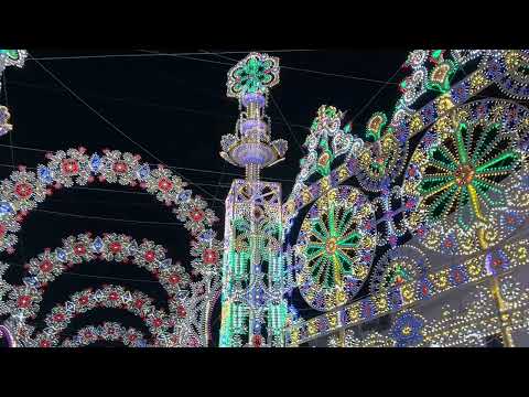 ADELFIA (BA) San trifone 2025 - Luminarie FANIUOLO ILLUMINAZIONI