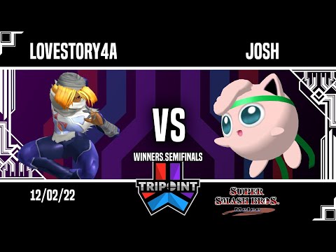 Tripoint Smash 170 - Winners Semifinals - lovestory4a(Sheik) Vs. Josh(Jigglypuff)