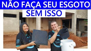 CAIXA DE GORDURA E CAIXA DE INSPEÇÃO O QUE SÃO ? PORQUE SÃO IMPORTANTES  ESGOTO DIARIO DE OBRA 70