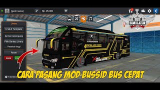 Download lagu CARA PASANG MOD BUSSID BUS CEPAT mp3