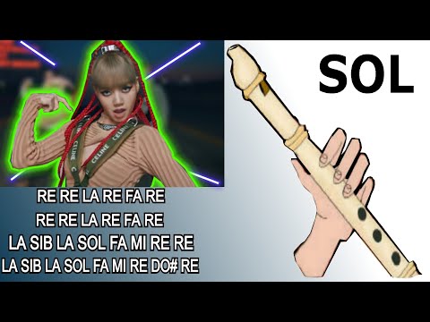 Lisa, Money, flauta dulce fácil, tutorial con animación, easy flute recorder