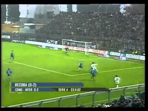 Serie A 2002/2003 Como vs Inter 0-2 Vieri Recoba