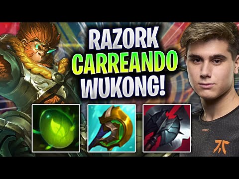 RAZORK CARREANDO CON WUKONG! - FNC Razork Juega Wukong Jungla vs Talon! | Season 2023