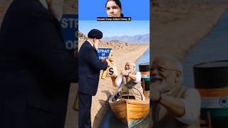 🤣 Donald Trump Collects Money In The Strait Of Hormuz #funny #trump #shots 😂 
