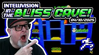 RETRO BLISS Plays INTELLIVISION Classics on a REAL CRT TV in the BLISS CAVE!