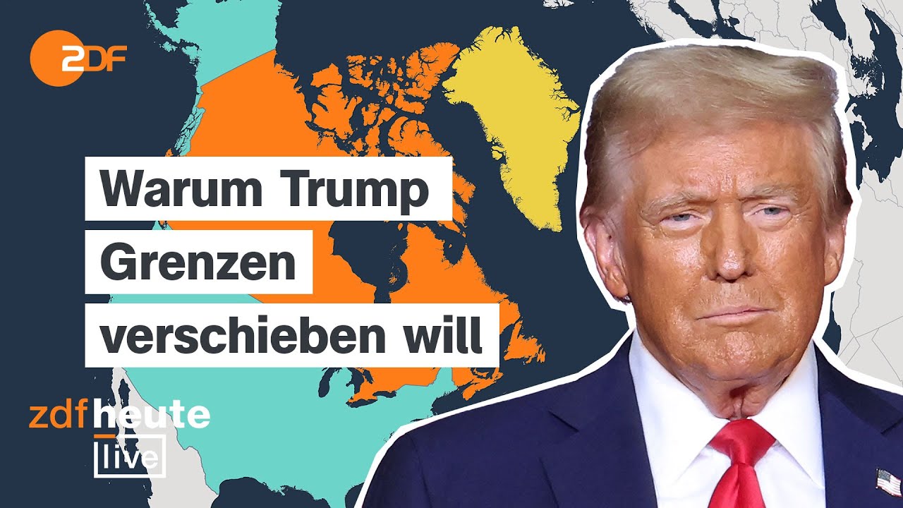 Grönland, Kanada, Panama: Wie Trump Partnern militärisch und wirtschaftlich droht I ZDFheute live