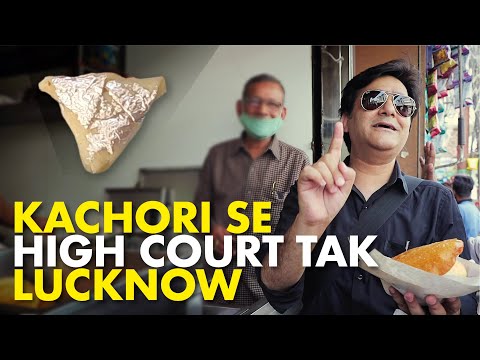 Bajpayee Kachori | Ram Asrey ki Malai Gilori | Lucknow Street Food | Hazrat Ganj