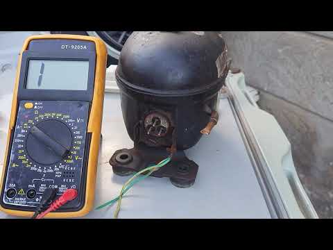 How to test a fridge compressor using a multimeter; fridge repairs