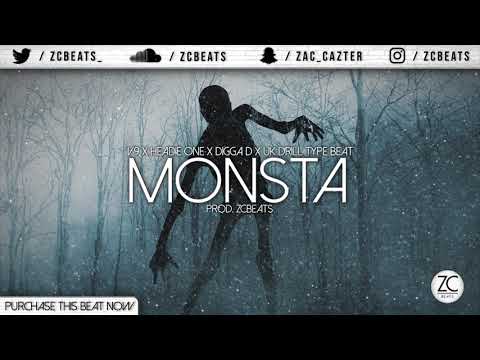 V9 x HEADIE ONE x DIGGA D x UK DRILL TYPE BEAT | "MONSTA" (Prod. ZCBeats) | [FMM: Oracle EP]