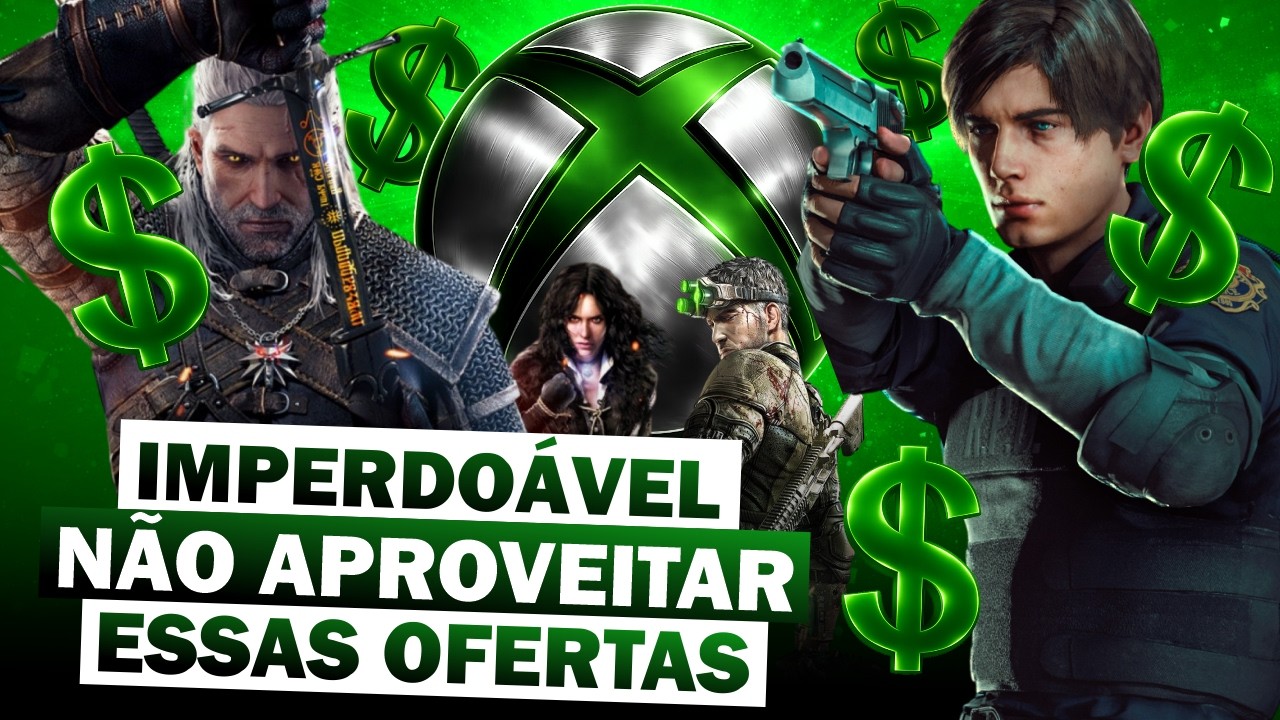 GRANDES Jogos Quase DE GRAÇA no Mega SALDÃO do XBOX!
