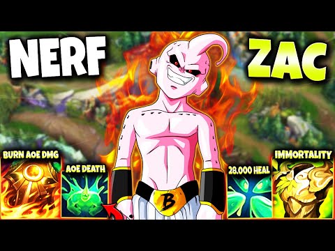 Just NERF IMMORTAL ZAC Build | 28.000 Total Healing & Most DMG Dealt, Taken and Dodged 🔥