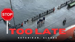 Missed the ship on the Eurodam in Ketchikan, Alaska ￼