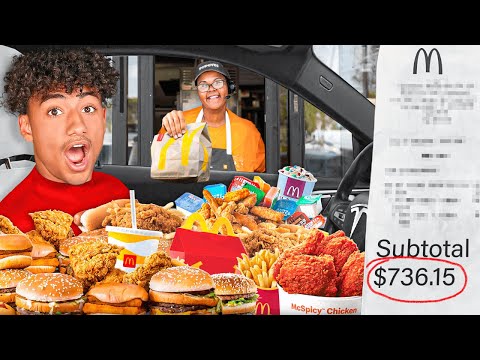 Letting The Person In Front Of Me DECIDE What I Eat For 24 HOURS!!