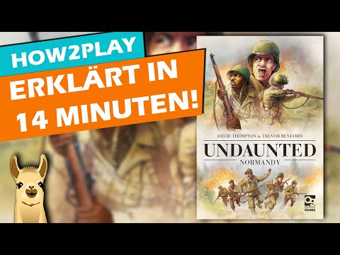 Explained in 14 minutes: Undaunted Normandy / Board game / German