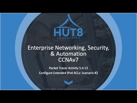 CCNAv7 - Enterprise Networking, Security, & Automation (ESNA) - Packet Tracer 5.4.13 - Extended ACLs
