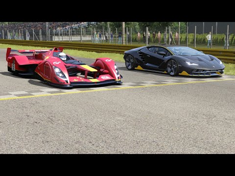Red Bull X1 Prototype  vs Lamborghini Centenario at Monza Full Course