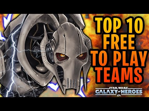 Top 10 Best Low Gear, Non-Legendary Teams for Free-To-Play Players 2023 | Galaxy of Heroes