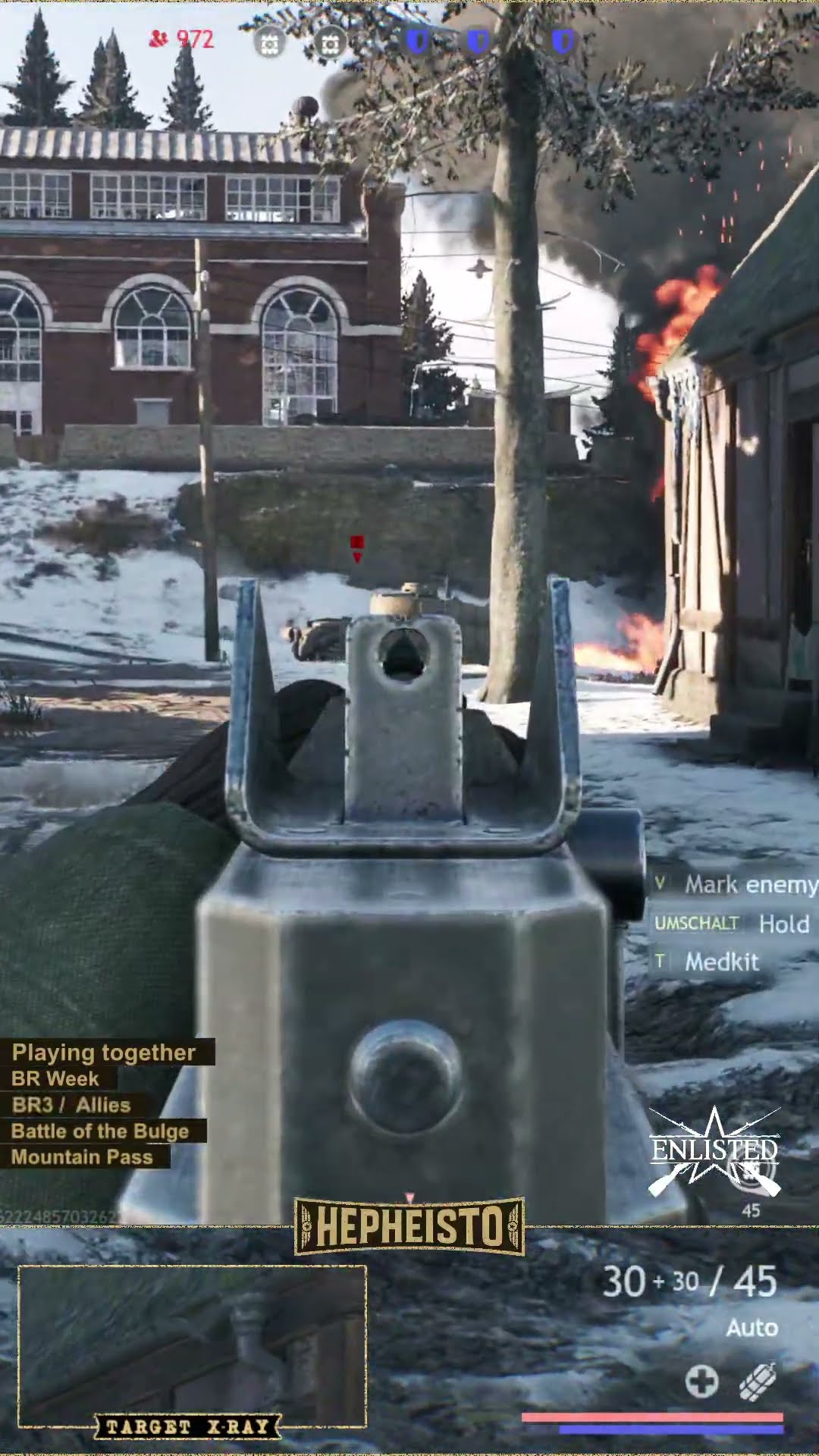 Anti Tank Gunner eliminates Panzer II N With M9 Bazooka