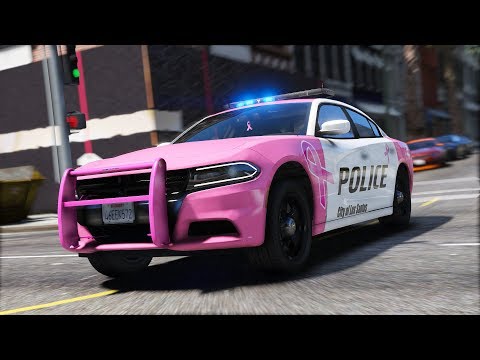 Breast Cancer Awareness Police Car (LSPDFR - 1099)