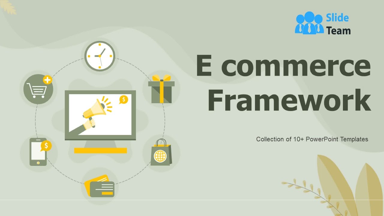 E Commerce Framework Powerpoint Ppt Template Bundles