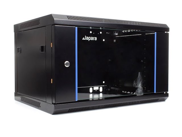 Lapara LA-00020103 Armário Rack Mural 9U 600x450mm Preto video