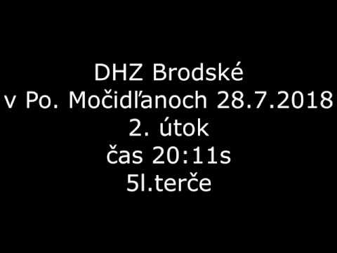 DHZ Brodské 2. útok - Po. Močidľany 28.7.2018