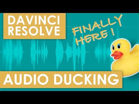 Davinci Resolve 15 / 16 / 17 | Ducking & sidechaining | Adjust music volume automatically to speech