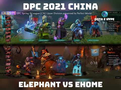 ELEPHANT vs EHOME DPC 2021 CHINA Season 2 Upper Division Dota 2 Highlights