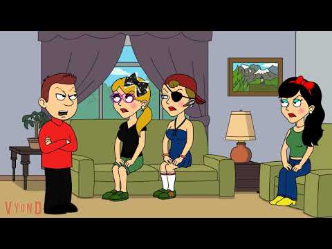 Morgan, Whitney And Roberta Kick Murray/Spanked (Reupload)