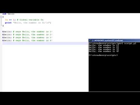 Perl tutorial: Subroutines (Lesson 3)