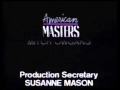 PBS American Masters 1988 Closing Funding Credits