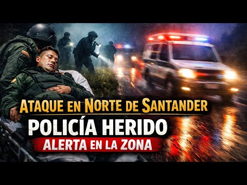 Ataque en Guamalito: patrullero herido y máxima alerta en Norte de Santander