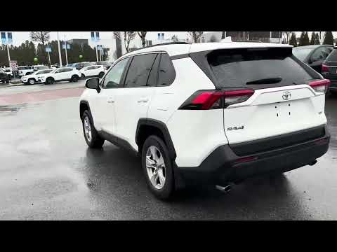 2020 Toyota RAV4 XLE FWD in White for sale at Abbotsford Hyundai in Abbotsford, BC