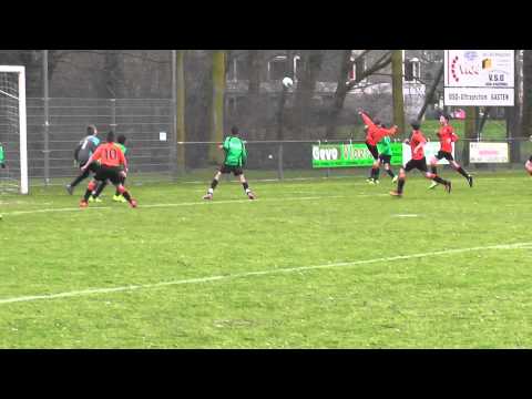 14 feb 2015 DSO Ultrajectum D1 - VV De Meern D3 com 2-3 Doelpunt DSO Ultrajectum 1-0