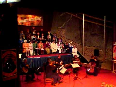 Valerius Ensemble speelt in Wielicka: Mozart menuetto from the clarinet quintet KV 581