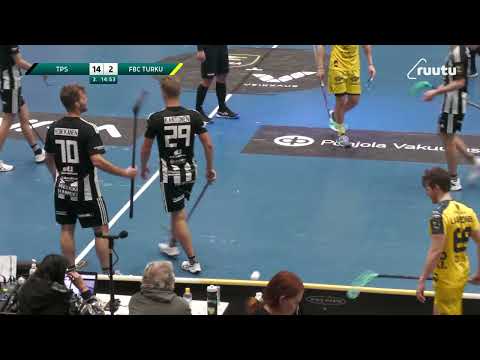 F-liigaM, TPS - FBC Turku (18.10.2023), tilanne kolmannessa erässä.