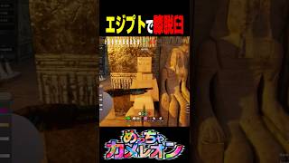エジプトでかくれんぼ中に膝脱臼 #shorts #めっちゃカメレオン