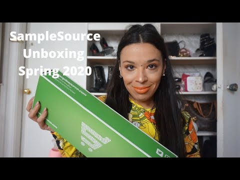 Samplesource Spring 2020 Unboxing