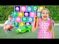 Diana And Roma Learn The Alphabet With Balloons