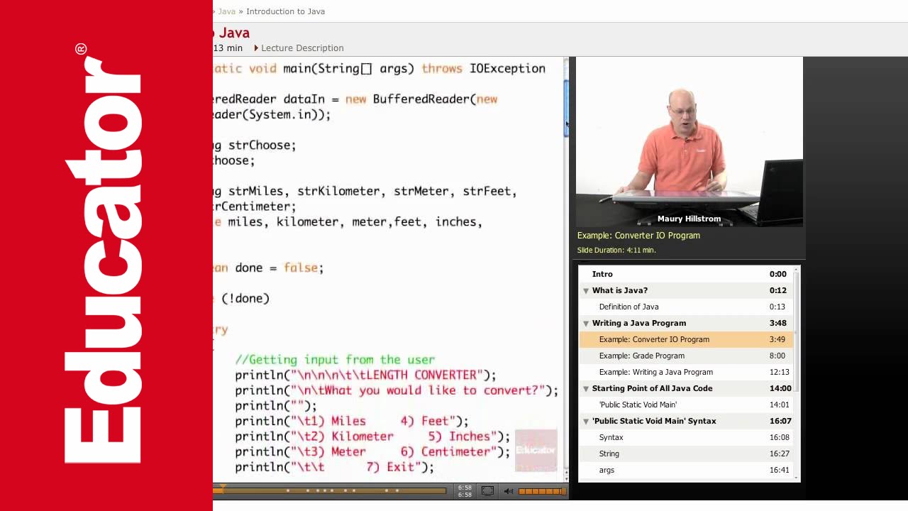 Java Lesson: Introduction to Writing Programs
