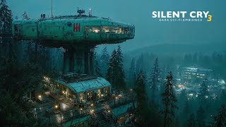 The Empty Tower – Rainy Sci-Fi Outpost Ambience for Focus & Sleep