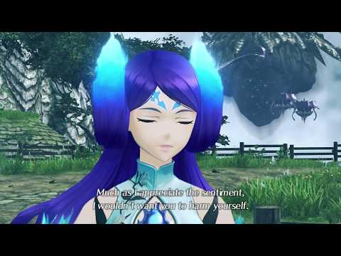Xenoblade Chronicles 2 Swimsuit Edition Cutscene 128 - A Rotting Titan... Pyra's There
