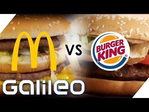 McDonald's vs. Burger King: Who's number 1? | Galileo | ProSieben