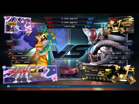 Sodam (xiaoyu) VS eyemusician (yoshimitsu) - Tekken 7 Season 4