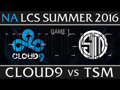 C9 vs TSM Game 1 Highlights - NA LCS Week 3 Day 1 Summer 2016 - Cloud 9 vs Team Solomid G1