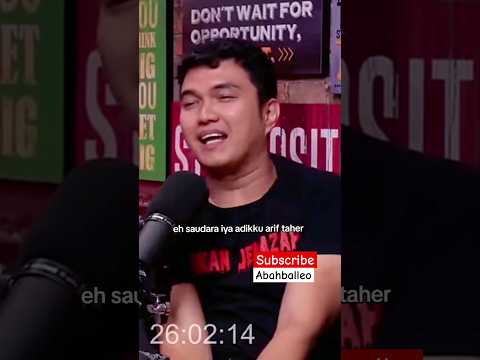 Pinter juga si aldi 🤭 #deddycorbuzier #closethedoor #podcast #alditaher